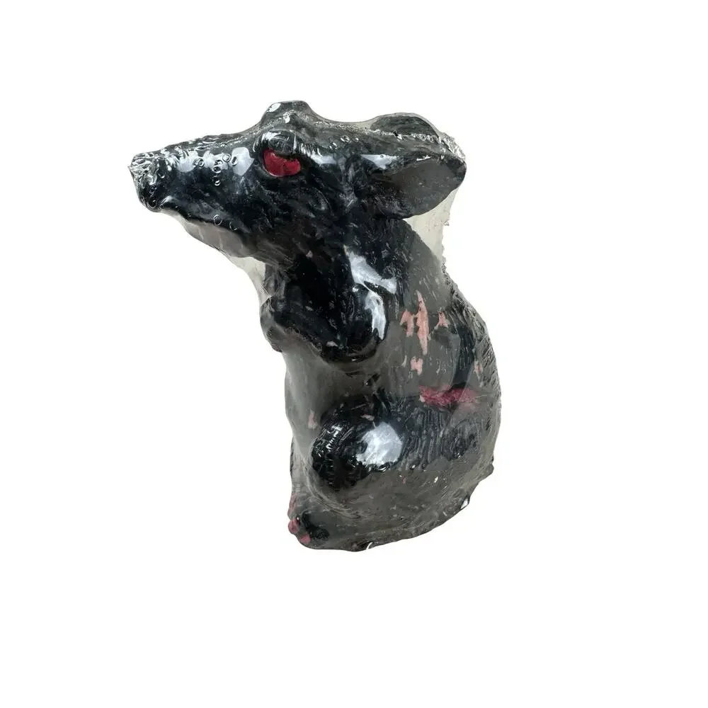 Vintage Fun World Bleeding Brains Rat Candle Wax Blood Halloween NIB Rare